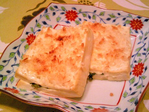 木綿豆腐の梅 大葉 チーズサンド焼き レシピ 作り方 By Yushiyutot 楽天レシピ